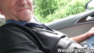 Picked up street lady makes client cum after doggystyle