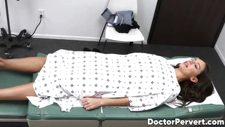 Seductive April Olsen is seduced by her pervy doctor who cums in her amazing mouth