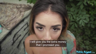 Kitty Love gets jizz in her mouth after pussy fucking