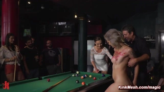 Stripped and labeled in public