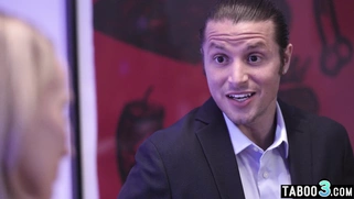 MILF stepmom dating on her stepsons dick