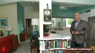 Unfaithful wife tied up and anal fucked