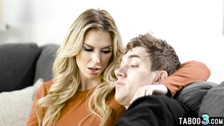 MILF stepmom worries about her stepson