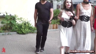 Wild public orgy of anal action