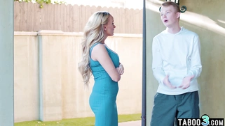 Guy has to fuck the neighbor and stepmom