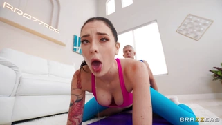 Charlotte Sins gets fucked by Mick Blue standing