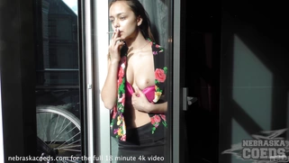 Smoking Teen Gaping Pussy Glowsticks