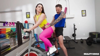 Ivy Ireland gets her ass drilled by Scott Nails standing