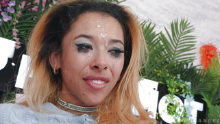 Kalani Luana's friend came right on her forehead