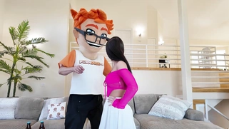 Petite Cara Mella Rides PornDude’s Sausage in Reverse Cowgirl