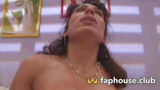 Busty brown-haired showered in super-fucking-hot pleasure gel - nasty XXX