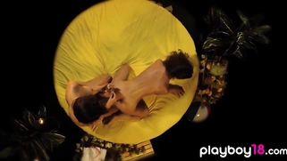 Petite lesbian teen creaming her sexy GF