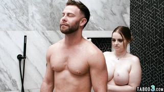 BBW MILF Codi Vore fucked in the shower