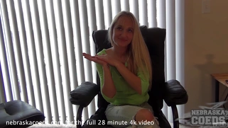 Hot Dental Assistant Gets Naked and Spreads Pussy