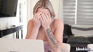 Blonde Girl Banged Hard Nookies