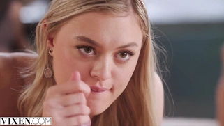 VIXEN Innocent Looking Cutie Amber Seduces Her Friend's Dad