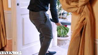 VIXEN Sonya and Liya attend exclusive masquerade sex party