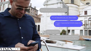 VIXEN Sonya and Liya attend exclusive masquerade sex party