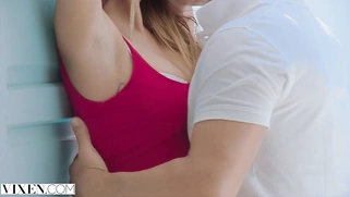 Vixen - Busty babe Leah Silver just can't wait for her boyfriend