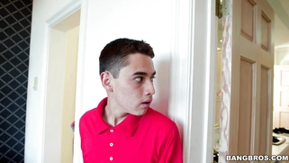 Reagan Foxx got filmed by stepson while was taking a shower