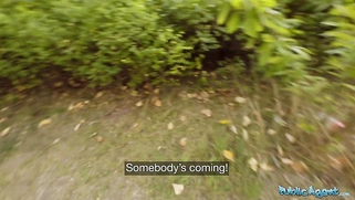 Blowjob and public sex with a large dick from Clemence Audiard's point of view