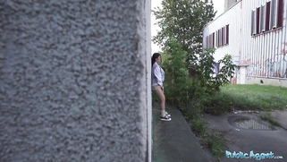 She needs a large cock and is publicly masturbating