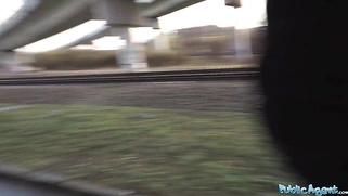 Exciting outdoor blowjobs and horny Italian MILF orgasms in public