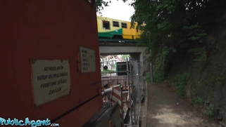 Short young thick sexy latina with amazing ass wraps pussy around a big cock outdoors