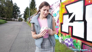 She's taken to a hotel where she is fucked hard by a big white cock