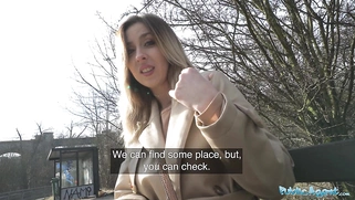 MILF with stunning big natural boobs gets creampied