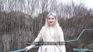 Hot Blonde from California Sucks and Fucks a Huge European Cock