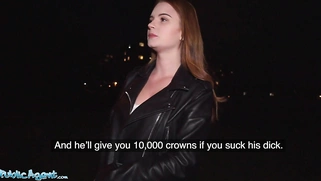 Katarina Rina Fucked Doggystyle At Night in the Woods