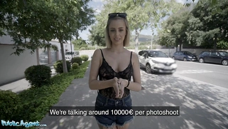 Cute Spanish Blonde Lya Missy Fucked in the Forest