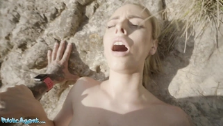 Cute Spanish Blonde Lya Missy Fucked in the Forest