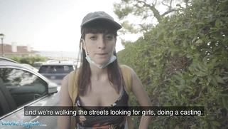 Spanish Babe Caomei Removes her Mask for Cock