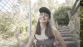 Spanish Babe Caomei Removes her Mask for Cock