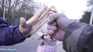 Foreigner Gina Varney licks the dick of a Czech man