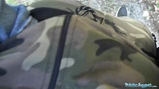 A stranger fucked a sexy party girl by the lake.