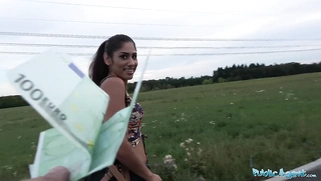 Sexy Asian British fucks for cash from strangers