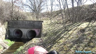 Art student eats big cumload with a peachy ass and tight pussy