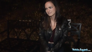 Public Agent Spanish Hotty Pussy Pounded by a Stranger