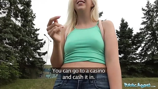 American Cutie Samantha Fucks Big Cock Outdoors