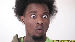 Tattooed Blondie and Best Friend Fucked by Giant Boyfriend