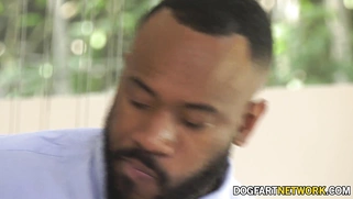 Dad hires Bella Rolland for son after girlfriend dumps him, and they give her their BBC