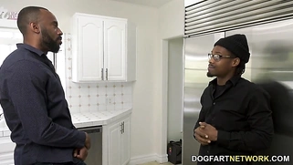 Aria Lee tastes her boyfriend's BBC dad and gets face