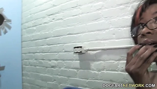 Becky Cohen Sucks And Fucks Huge White Cock In Glory Hole