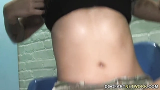 Tori Lux Teases Big Black Cock - Gloryhole