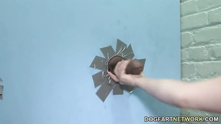 Black Cock Slut Lily Labeau Visits Mysterious Glory Hole