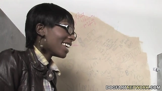 Ebony Taylor Starr Sucks Cock Gloryhole