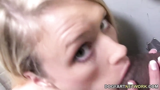 Heather Starlet jerks off black cock